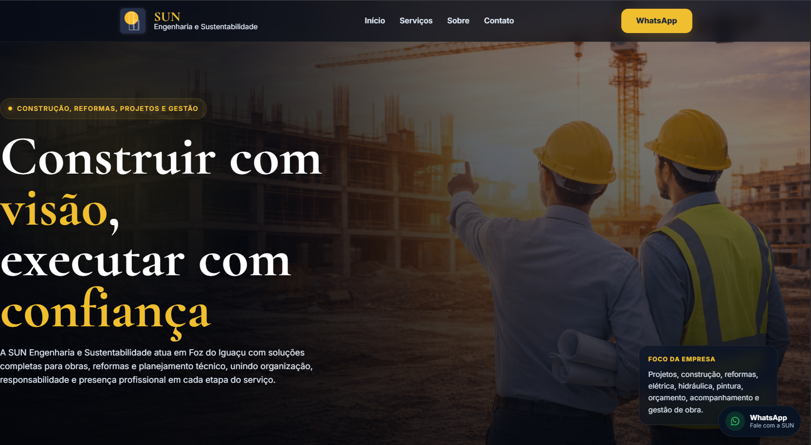 Projeto SUN Engenharia e Sustentabilidade